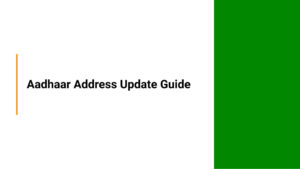 Update address aadhaar