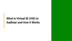 Virtual id aadhaar