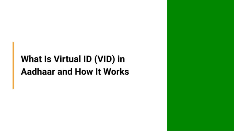 Virtual id aadhaar